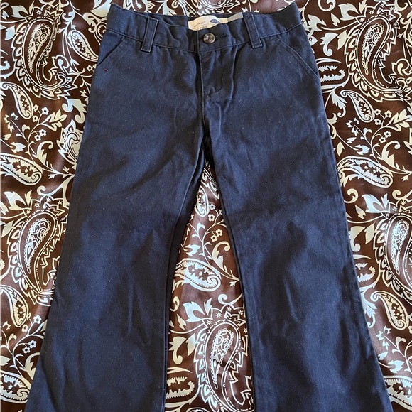 Old Navy Boot Cut 4T Girls Navy (Bundle of 2 Pants) - Picture 2 of 8